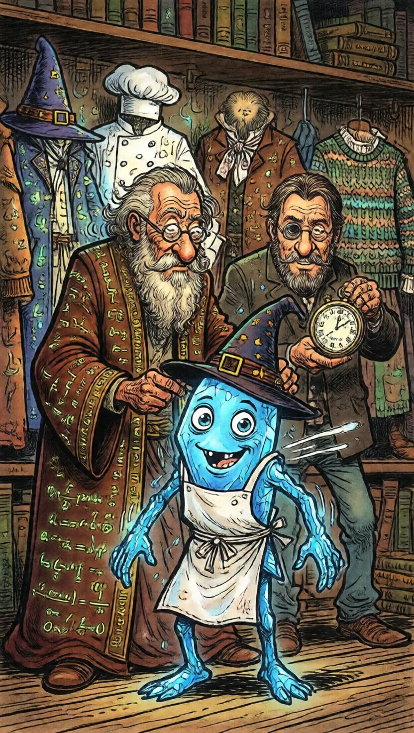 Same brain, 25 personalities. Costume change: 20 milliseconds.